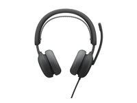 Logitech Zone Wired 2 for Business - Hodesett - on-ear - kablet - aktiv støydemping - grafitt - UC-sertifisert 981-001618