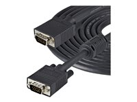 StarTech.com 10m Coax High Resolution Monitor VGA Cable HD15 M/M - VGA-kabel - HD-15 (VGA) (hann) til HD-15 (VGA) (hann) - 10 m - formstøpt - svart MXTMMHQ10M