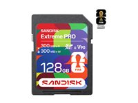 SanDisk Extreme PRO - FIFA World Cup 2026 Edition flashminnekort - 128 GB - Video Class V90 / UHS-II - SDXC UHS-II SDSDXDM-128G-GN4IH