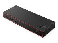 Lenovo ThinkPad 5000 - Dokkingstasjon - USB4 - HDMI, DP, USB-C - 1GbE - 100 watt - Europa - for ThinkPad T14 Gen 6; T14s Gen 6; T16 Gen 4; X1 2-in-1 Gen 10; X1 Carbon Gen 13; X13 Gen 6 40BF0100EU