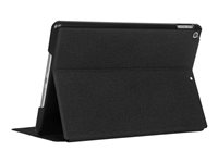 Targus Classic - Lommebok for nettbrett - polykarbonat, polyuretan - svart - for Apple 10.2-inch iPad (7. generasjon, 8. generasjon, 9. generasjon) THZ975GL