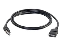 C2G 3.3ft USB Extension Cable - USB A to USB A Extension Cable - USB 2.0 - M/F - USB-forlengelseskabel - USB (hann) til USB (hunn) - 1 m - svart 52106