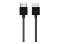 Belkin Premium Series - HDMI-kabel - HDMI hann til HDMI hann - 2 m - 4K-støtte AV10168BT2M-BLK