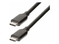 StarTech.com 3m (10ft) Active USB-C Cable, USB 3.2 Gen 2 10Gbps, Long USB Type-C Data Transfer Cable, 60W Power Delivery, 8K 60Hz, DP 1.4 Alt Mode w/HBR3/HDR10/MST/DSC 1.2/HDCP 2.2 - USB C to C cable (UCC-3M-10G-USB-CABLE) - USB-kabel - 24 pin USB-C (hann) til 24 pin USB-C (hann) - USB 3.0 / USB 3.1 / USB 3.2 Gen 2 - 3 m - aktiv, USB Power Delivery (60W), 8K 60Hz støtte - svart UCC-3M-10G-USB-CABLE