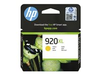 HP 920XL - 6 ml - Høy ytelse - gul - original - blekkpatron - for Officejet 6500, 6500 E709a, 6500 E709c, 6500A, 6500A E710a, 7500A CD974AE#BGY