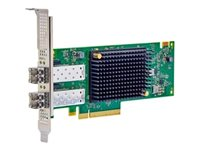 Emulex LPe38102 - Customer Kit - secure host bus adapter - PCIe 4.0 - 64Gb Fibre Channel (Short Wave) x 2 - med Arve garantien til Dell-systemet ELLER ett års maskinvaregaranti 406-BBXR