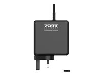 PORT Connect - Strømadapter - universal - AC 100-240 V - 90 watt - Storbritannia 900007B-UK