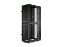 APC NetShelter SX Gen 2 - Rack skap - 2124 H x 600W x 1070D mm, med sider - står på gulv - svart - 45U - 19" - TAA-samsvar - for P/N: SMT1000RM1U, SMT750RM1U, SRTL10KRM4UT, SRTL5KRM2UI-HW, SRTL5KRM2UT-HW, SRTL8KRM4UT AR3105B2