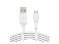 Belkin BoostCharge - Lightning-kabel - Lightning hann til USB hann - 1 m - hvit CAA001BT1MWH