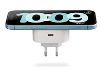 ZENS - Trådløst ladestativ / strømadapter - 18 watt (USB-C) - hvit ZESC18W/00