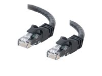 C2G Cat6 Booted Unshielded (UTP) Crossover Patch Cable - Krysskabel - RJ-45 (hann) til RJ-45 (hann) - 1.5 m - UTP - CAT 6 - formstøpt, uten hindringer, flertrådet - svart 83541