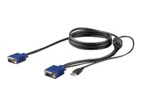 StarTech.com 6 ft. (1.8 m) USB KVM Cable for StarTech.com Rackmount Consoles - VGA and USB KVM Console Cable (RKCONSUV6) - video- / USB-kabel - 1.8 m RKCONSUV6