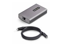 StarTech.com - Nettverksadapter - USB4 / Thunderbolt 5 - 1/2.5/5/10GBase-T x 1 - grå - TAA-samsvar USB4-10GBE-ETHERNET