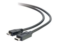 C2G 2m USB 2.0 USB Type C to USB Mini B Cable M/M - USB C Cable Black - USB-kabel - mini-USB type B (hann) til 24 pin USB-C (hann) - USB 2.0 - 2 m - svart 88855
