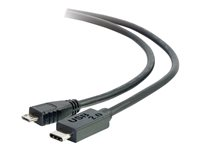 C2G 4m USB 2.0 USB Type C to USB Micro B Cable M/M - USB C Cable Black - USB-kabel - Micro-USB type B (hann) til 24 pin USB-C (hann) - USB 2.0 - 4 m - svart 88853
