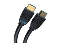 C2G 15ft (4.5m) C2G Performance Series Ultra Flexible High Speed HDMI Cable - 4K 60Hz In-Wall, CMG (FT4) Rated - High Speed - HDMI-kabel med Ethernet - HDMI hann til HDMI hann - 4.6 m - svart - toretnings, 4K 60Hz støtte C2G10400