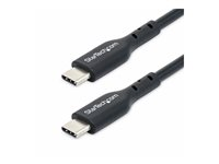 StarTech.com 13ft (4m) USB-C Charging Cable, USB C Cable, 60W 3A PD - USB-kabel - 24 pin USB-C (hann) til 24 pin USB-C (hann) - USB 2.0 - 5 / 9 / 12 / 15 / 20 V - 3 A - 4 m - passiv, USB Power Delivery (60W) - svart USB2CC4MBKE