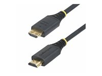 StarTech.com - High Speed - HDMI-kabel med Ethernet - HDMI hann til HDMI hann - 2.4 m - skjermet - svart - halogenfri, passiv, 4K 60Hz støtte, støtte for 1080p 240 Hz, 2K 144Hz støtte HDMI2-CABLE-GRIP-8F