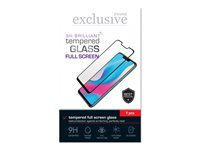 Insmat Brilliant - Skjermbeskyttelse for mobiltelefon - full skjerm - glass - rammefarge svart - for Samsung Galaxy S24, S25 861-1513