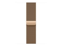 Apple - Sløyfe for smart armbåndsur - 42mm - 130 - 180 mm - gull MXMN3ZM/A
