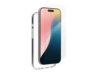 iFrogz Defence - Baksidedeksel for mobiltelefon - blank - med Skjermbeskytter i herdet glass - for Apple iPhone 16 Pro 300515348