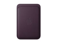Apple - Lomme for mobiltelefon / kredittkort - MagSafe-samsvar - mikrotvill, FineWoven - bjørnebær MA7A4ZM/A