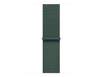 Apple - Sløyfe for smart armbåndsur - 42mm - 130 - 200 mm - innsjøgrønn MXL23ZM/A