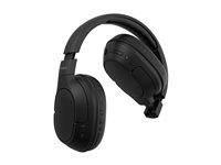 Belkin SoundForm Surround - Hodetelefoner med mikrofon - full størrelse - Bluetooth - trådløs, kablet - USB-C, 3,5 mm jakk - svart AUD009HQBK