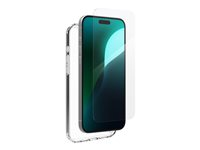 iFrogz Defence - Baksidedeksel for mobiltelefon - blank - med Skjermbeskytter i herdet glass - for Apple iPhone 16 Plus 300515347