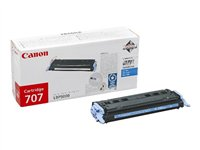 Canon 707C - Cyan - original - tonerpatron - for i-SENSYS LBP5000, LBP5100; Laser Shot LBP-5000, 5100 9423A004