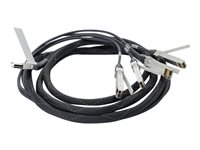 HPE Direct Attach Cable - Nettverkskabel - SFP+ til QSFP+ - 3 m - for CX 8360-12C V2, 8360-16Y2C V2 721064-B21