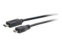 C2G 4m USB 2.0 USB Type C to USB Micro B Cable M/M - USB C Cable Black - USB-kabel - Micro-USB type B (hann) til 24 pin USB-C (hann) - USB 2.0 - 4 m - svart 88853