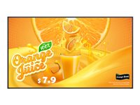 LG 55UH5Q-E - 55" Diagonalklasse UH5Q Series LED-bakgrunnsbelyst LCD-skjerm - intelligent skilting med Integrated Pro:Idiom - webOS - 4K UHD (2160p) 3840 x 2160 - Edge LED - svart 55UH5Q-E