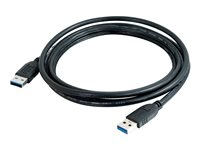 C2G - USB-kabel - USB-type A (hann) til USB-type A (hann) - USB 3.0 - 2 m - svart 81678