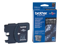 Brother LC1100HY-BK - 2-pack - Høy ytelse - svart - original - blister - blekkpatron - for Brother DCP-6690CW, MFC-5890CN, MFC-6490CW, MFC-6890CDW LC1100HYBKBP2DR