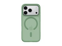 Belkin SheerForce Grip Series - Baksidedeksel for mobiltelefon - MagSafe-samsvar - laget av resirkulerte materialer - pistasiegrønn - for Apple iPhone 17 Pro MSA035HQSE
