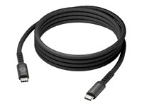dbramante1928 re-charge it - USB-kabel - 24 pin USB-C (hann) til 24 pin USB-C (hann) - flettet kabel, opp til 100W ladekraft - svart CB20CCBL7235
