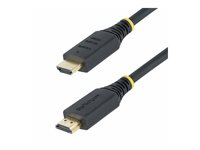 StarTech.com 1.6ft (50cm) Premium Certified High Speed HDMI Cable, 4K60Hz - Premium High Speed - HDMI-kabel med Ethernet - HDMI hann til HDMI hann - 50 cm - svart - 4K 60Hz støtte, passiv HDMI2-CABLE-4K60-50C