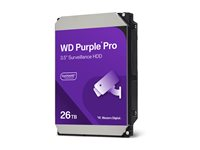 WD Purple Pro WD260PURP - Harddisk - 26 TB - overvåking, smartvideo - intern - 3.5" - SATA 6Gb/s - 7200 rpm - buffer: 512 MB WD260PURP
