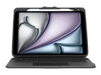 Targus Versavu - Tastatur og folioveske (tastaturetui) - med styrepute - bakbelysning - trådløs - Bluetooth 5.0 - QWERTY - Nordisk - svart - for Apple 10.9-inch iPad (10th generation); 10.9-inch iPad Air (4th generation, 5th generation); 11-inch iPad Air M2 Wi-Fi, M2 Wi-Fi + Cellular, M3 Wi-Fi, M3 Wi-Fi + Cellular; 11-inch iPad Pro (1st generation, 2nd generation, 3rd generation, 4th generation); iPad A16 Wi-Fi, A16 Wi-Fi + Cellular THZ967NO