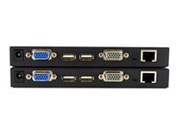 StarTech.com Long Range 1000 ft USB VGA KVM Over CAT5/5e CAT6 UTP Extender - KVM Console Over Ethernet for multiple servers/PC's IT Grade (SV565UTPUL) - KVM-utvider - over CAT 5/5e - opp til 300 m - for P/N: IM12D1500P, SV1631DUSBUK, SV831DUSBUK, SVA12M2NEUA, SVA12M5NA, SVECONUS15, SVECONUS6 SV565UTPUL