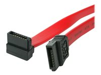 StarTech.com 18in SATA to Right Angle SATA Serial ATA Cable - 18in SATA Cable - 18 SATA Cable - 18in angled SATA Cable - SATA-kabel - Serial ATA 150/300/600 - SATA (R) til SATA (R) - 45.7 cm - rettvinklet kontakt - rød - for P/N: 25S22M2NGFFR, 35S24M2NGFF, CFAST2SAT25, S251BU31REM, S322M225R, S32M2NGFFPEX SATA18RA1