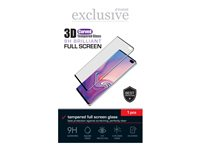 Insmat Exclusive - Skjermbeskyttelse for mobiltelefon - full skjerm - 3D - glass - rammefarge svart - for Honor Magic7 Lite 861-1662