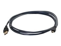 C2G Ultima 3m USB 2.0 A to Mini-B Cable (9.8ft) - USB-kabel - USB (hann) til mini-USB type B (hann) - USB 2.0 - 3 m - formstøpt - svart 89652