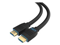 C2G 12ft (3.6m) C2G Performance Series Ultra Flexible High Speed HDMI Cable - 4K 60Hz In-Wall, CMG (FT4) Rated - High Speed - HDMI-kabel med Ethernet - HDMI hann til HDMI hann - 3.6 m - svart - 4K 60Hz støtte, toretnings C2G10399