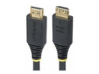 StarTech.com - High Speed - HDMI-kabel - HDMI hann til HDMI hann - 2 m - skjermet - svart - halogenfri, passiv, 4K 60Hz støtte, 1440p (UWQHD) støtter 144 Hz, støtte for 1080p 240 Hz HDMI2-CABLE-GRIP-2M