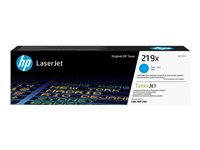 HP 219X - Høy ytelse - cyan - original - LaserJet - tonerpatron (W2191X) - for Color LaserJet Pro MFP 3302fdn W2191X