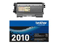 Brother TN2010 - Svart - original - tonerpatron - for Brother DCP-7055, DCP-7055W, DCP-7057, DCP-7057E, HL-2130, HL-2132, HL-2135W TN2010