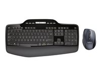 Logitech Wireless Desktop MK710 - Tastatur- og mussett - trådløs - 2.4 GHz - Nordisk 920-002443