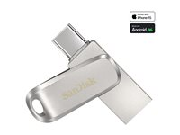 SanDisk Ultra Dual Drive Luxe - USB-flashstasjon - 512 GB - USB 3.2 Gen 1 / USB-C SDDDC4-512G-G46